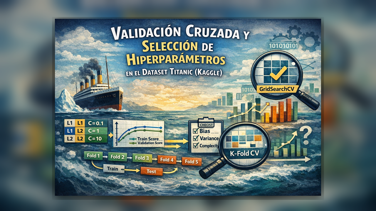 🚢 Validación cruzada y selección de hiperparámetros en el dataset Titanic (Kaggle)